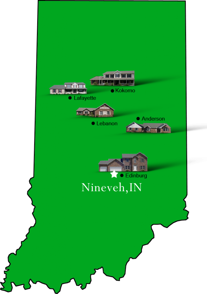 Nineveh_map Hallmark Homes Indiana's Leading "On Your Lot" Custom