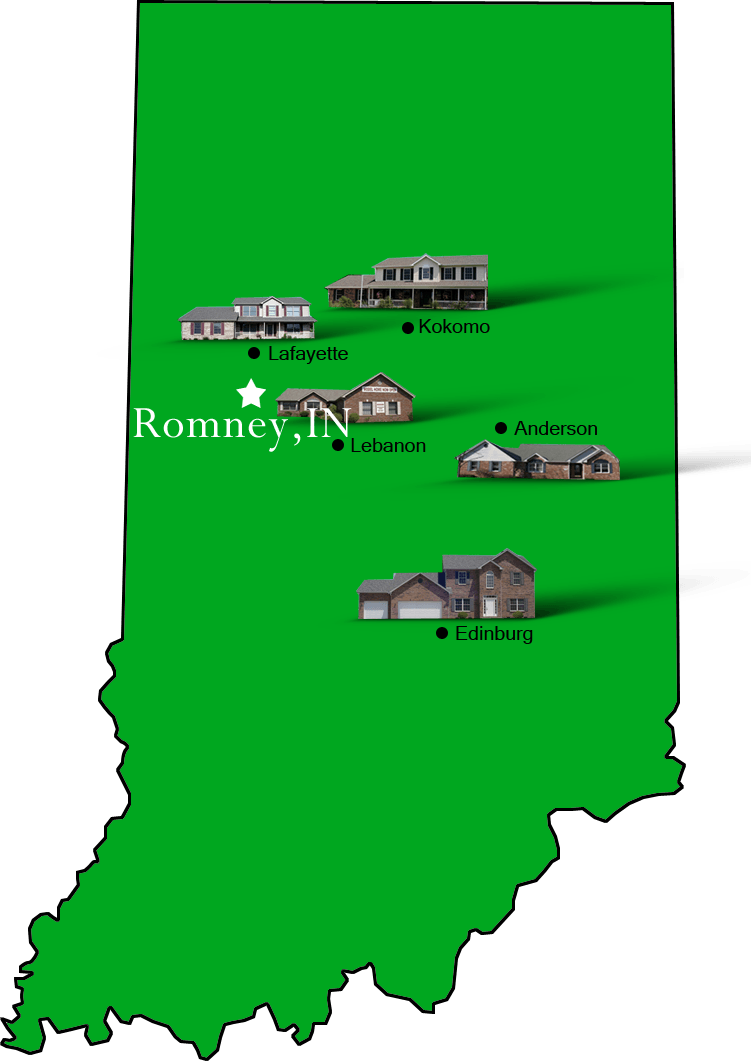 Romney_map Hallmark Homes Indiana's Leading "On Your Lot" Custom