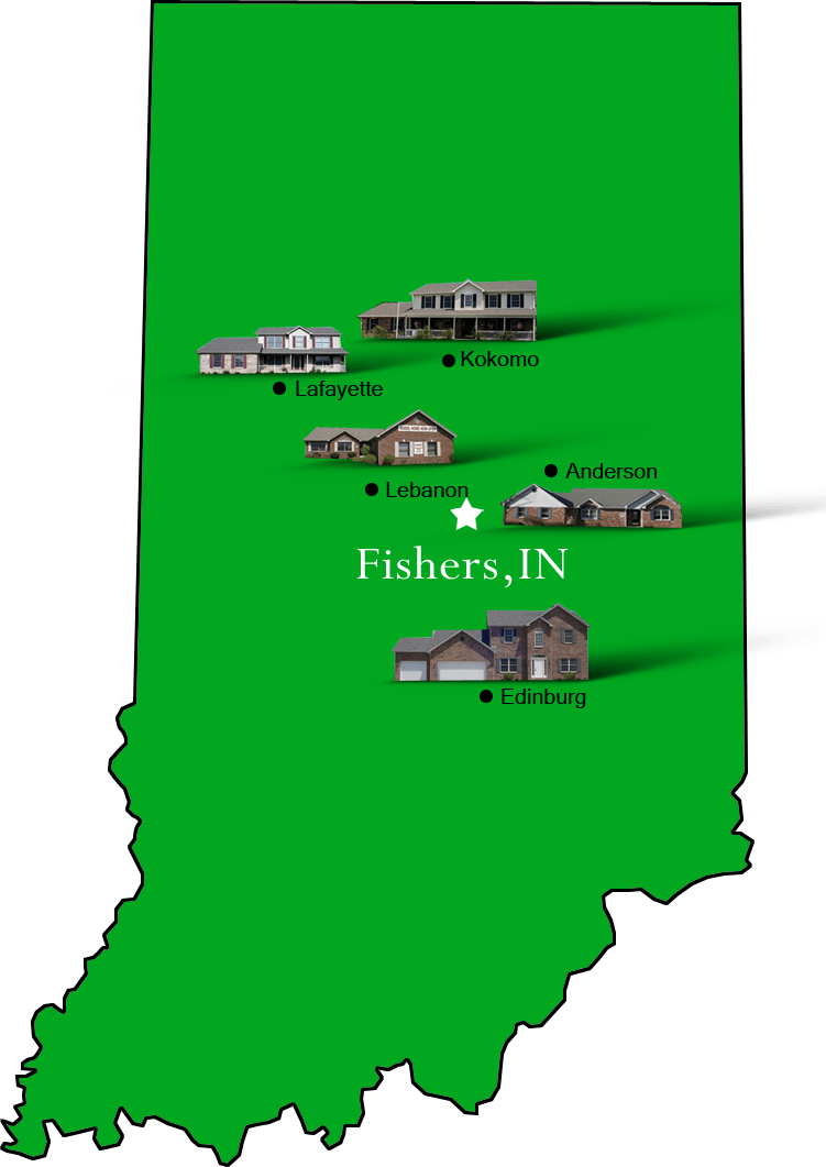 Fishers_map Hallmark Homes Indiana's Leading "On Your Lot" Custom