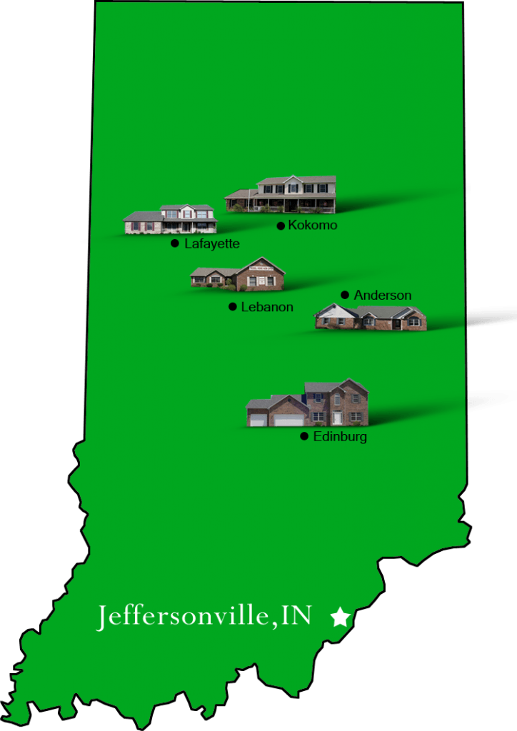 Hallmark Homes Map of Jeffersonville