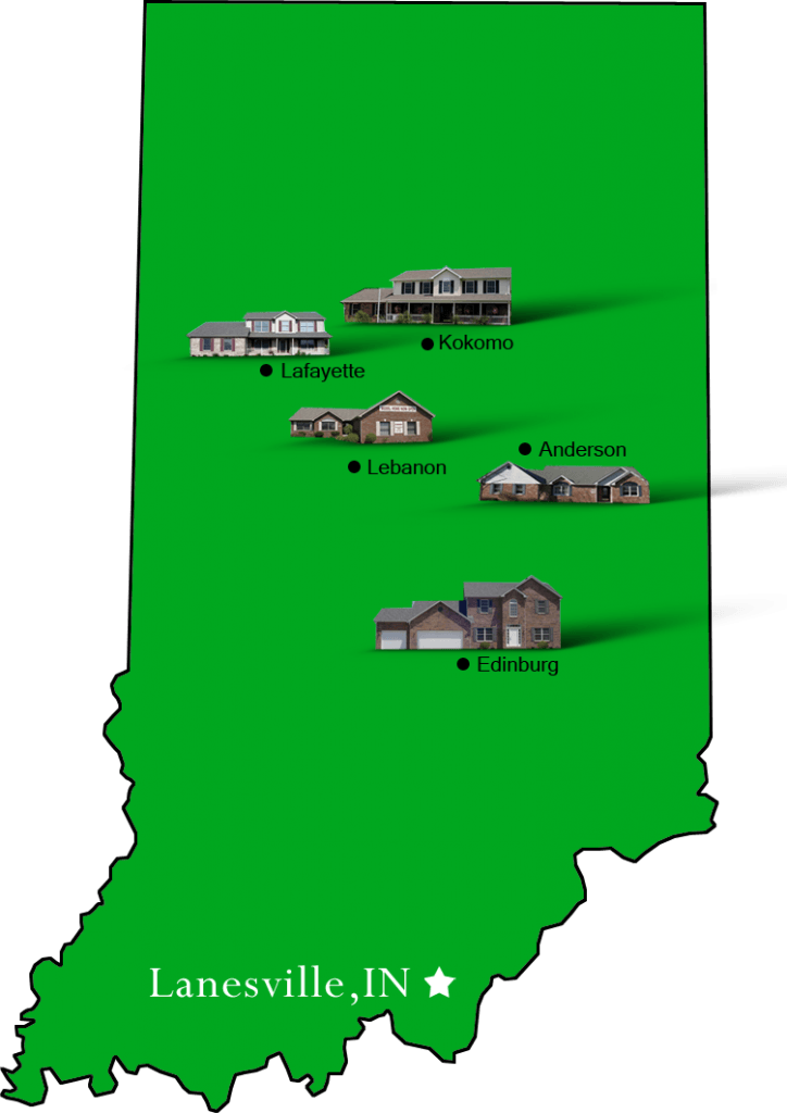 Lanesville_map Hallmark Homes Indiana's Leading "On Your Lot